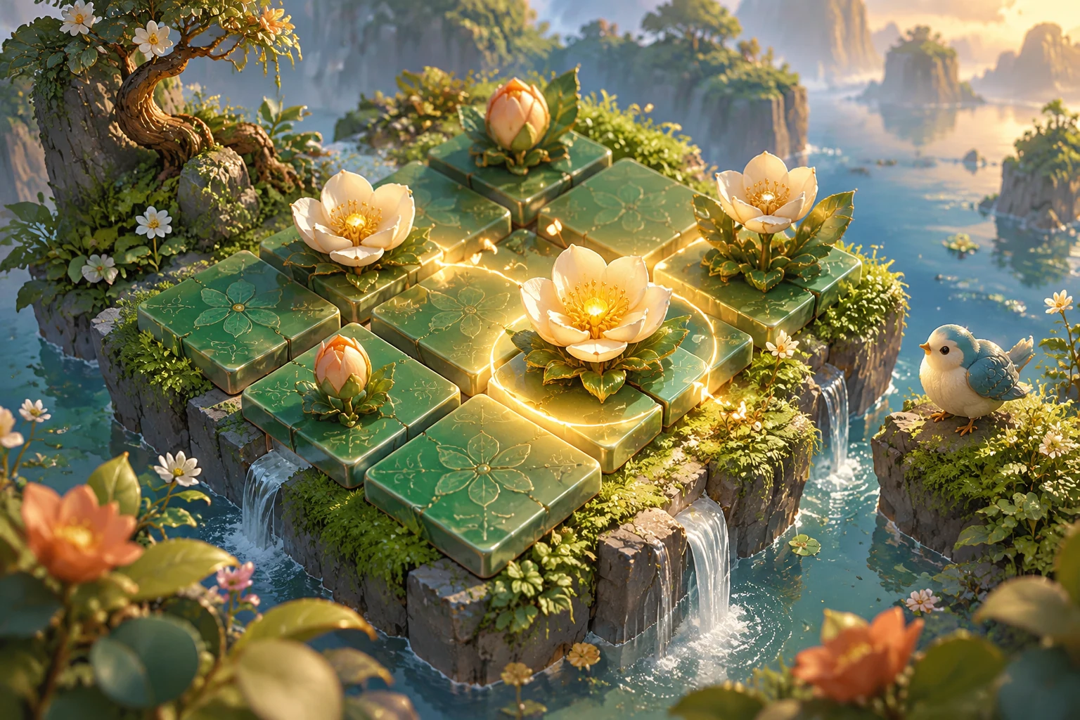 Bloom Grid — original Strategy game artwork