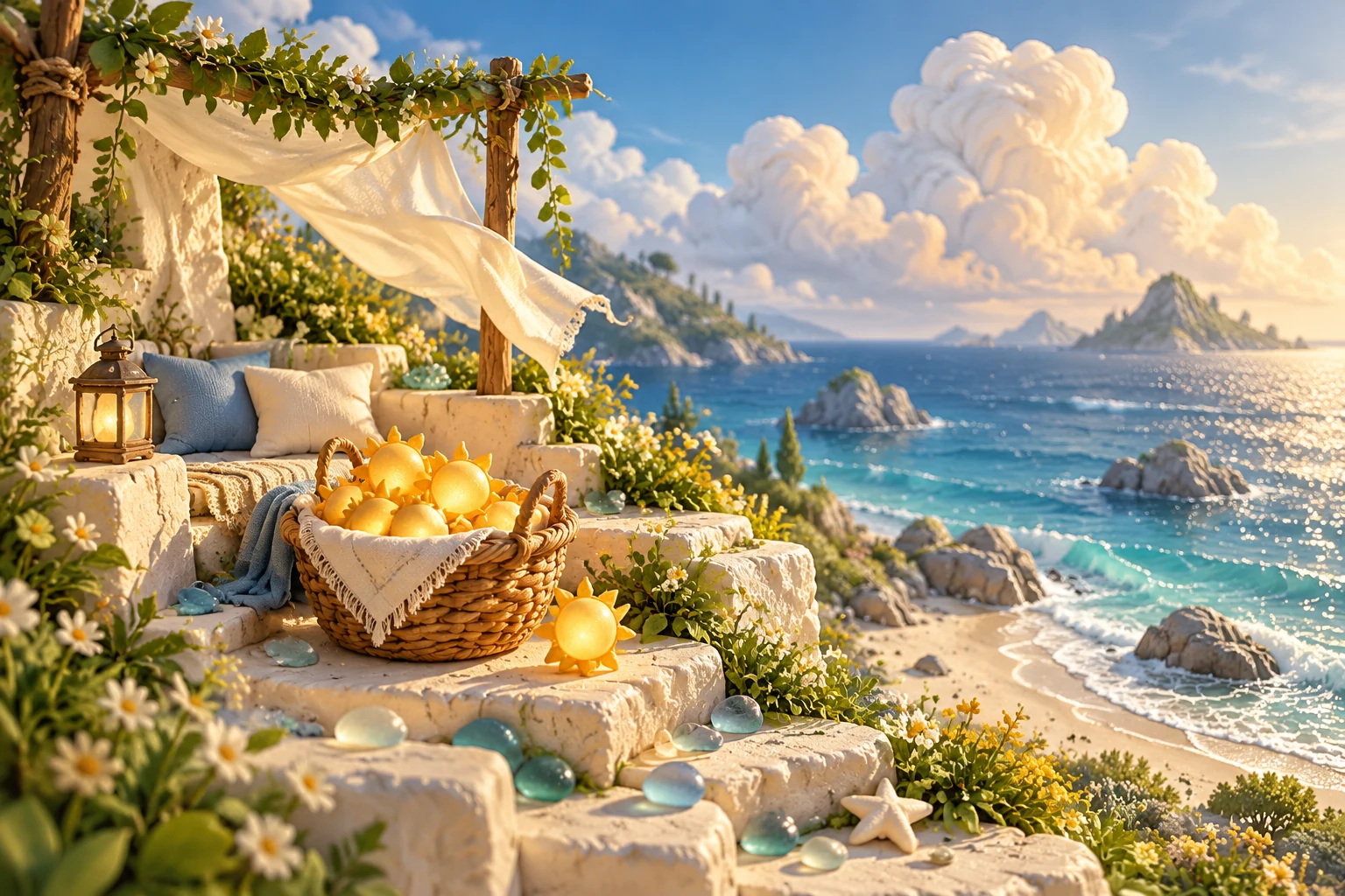 Casual game world illustration